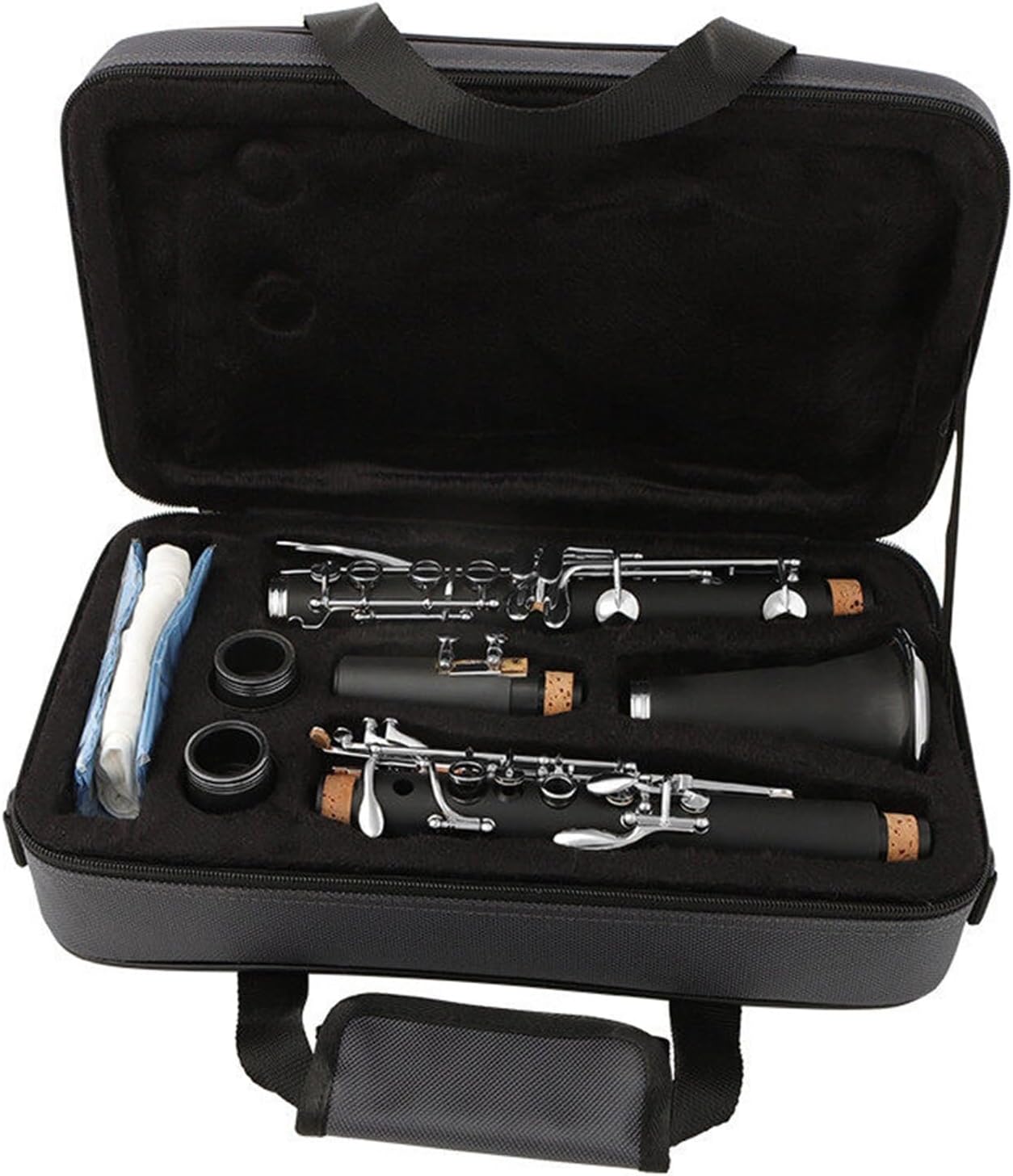 Ebony Clarinet Downgraded To B Key Suitable For Adult Beginner Level Exam Bands Clarinet Set