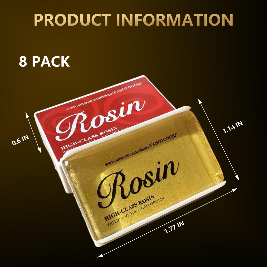 20Pack Rosin Violin Rosin,Violin,Viola Cello Rosin for Bows,Smooth Bows Movement,Excellent String Grip,Light Low Dust Rosin,Resin with Case,Professional Rosin for Violin,Viola and Cello Bows (20 Pack)