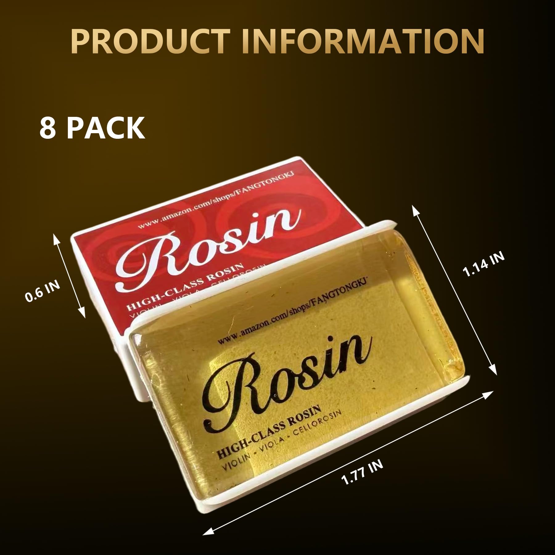 20Pack Rosin Violin Rosin,Violin,Viola Cello Rosin for Bows,Smooth Bows Movement,Excellent String Grip,Light Low Dust Rosin,Resin with Case,Professional Rosin for Violin,Viola and Cello Bows (20 Pack)