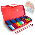 13 Keys Xylophone for Kids Wooden Xylophone Musical Instrument with Mallets Glockenspiel Instrument Educational Sensory Musical Toys Christmas Gift Choice for Boys Girls Aged 3+