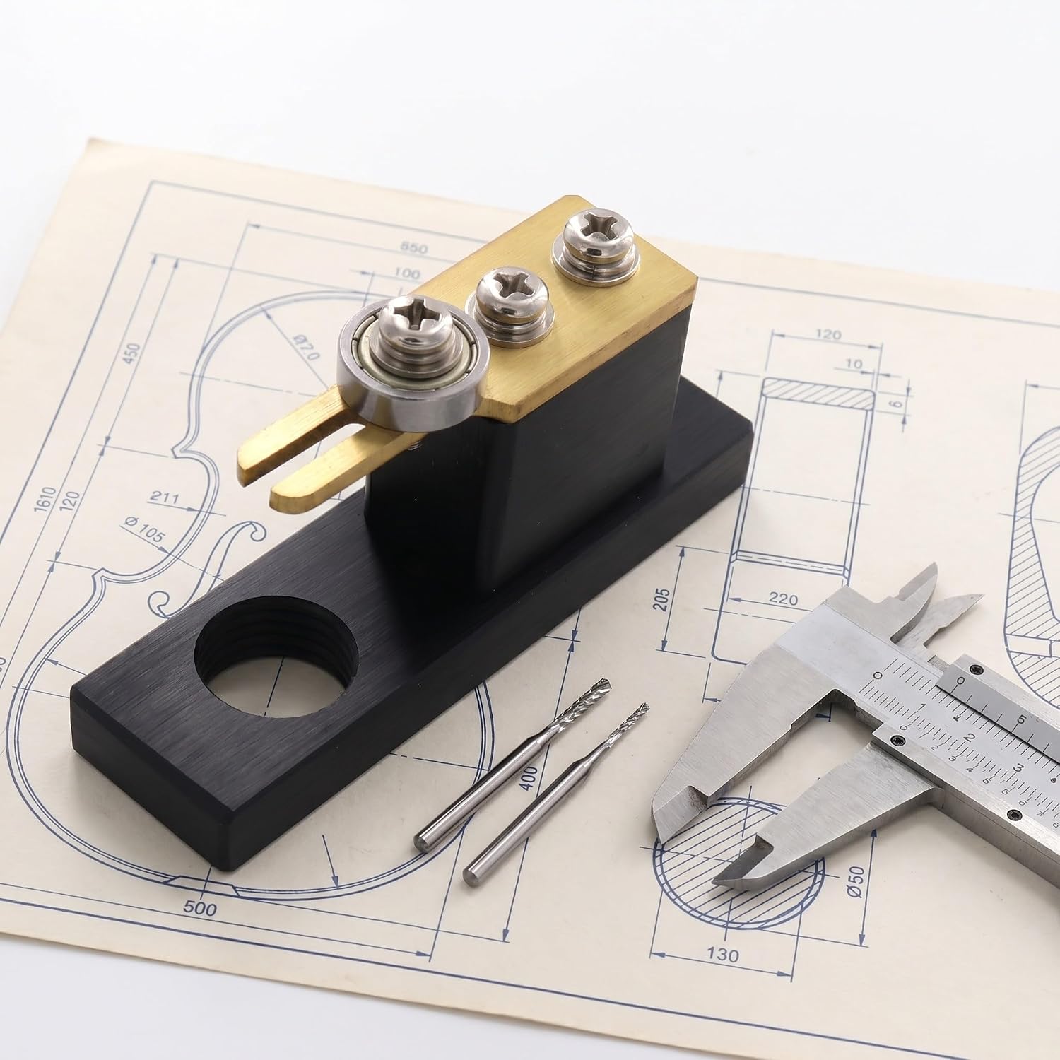 Electric Violin and Cello Purfling Cutter Tool for Accurate and Uniform Groove Cutting, Metal Violin Luthier Tool Accessories for Workshop and Home Repair