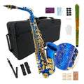 Alto Saxophone E Flat for Adults Student Sax Eb Alto Full Kit With Carrying Sax Case Mouthpiece Straps Reeds Saxophone Beginner Kit