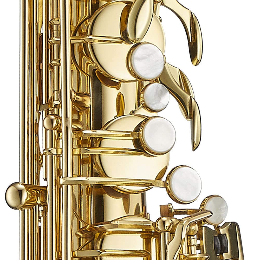 Antigua Winds PowerBell Professional Bb Tenor Saxophone(Yellow brass with lacquered finish/enlarged bell/new neck design/ergonomic design/hand engraving/ABS case)/WRTS4248LQ