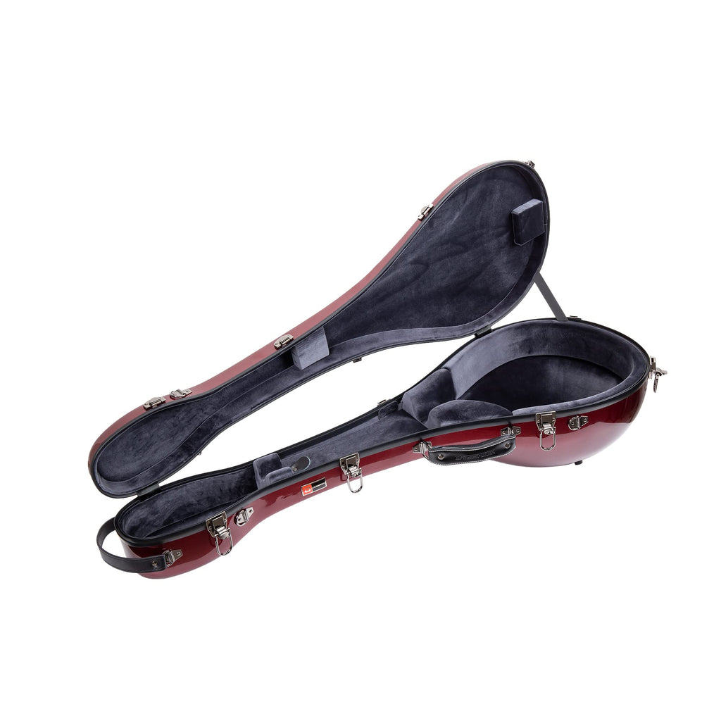 Crossrock Fiberglass Case fits for Trumpet with removable shoulder straps-Black(CRF1020TRBK)