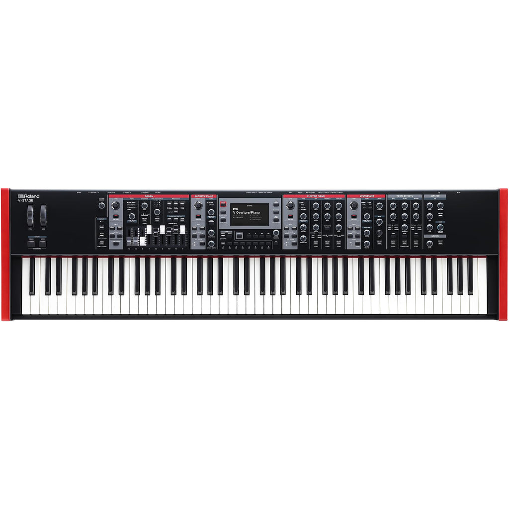 Roland V-STAGE 88 | Premium 88-Key Weighted Digital Keyboard | Ideal for Piano-Focused Players | Four Independent Sound Engines | Advanced Modeling Technology & Sound Customization
