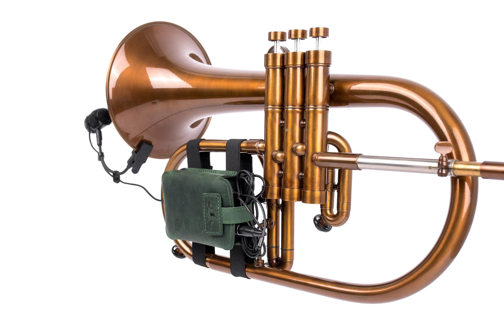 Trombone Mic Transmitter Pouch | Wireless Bodypack Holder for Stage, Studio & Live Performance