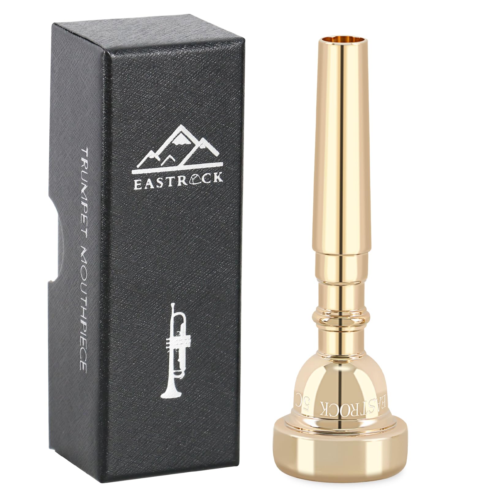 EASTROCK 7C Trumpet Mouthpiece Performance Type 7c Heavy Gold Vacuum Package Trumpet Instrument Accessories