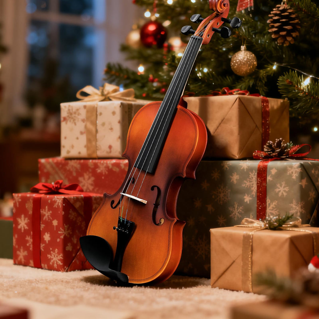 Ktaxon 1/4 Violin for Beginners, Fiddle for Students and Enthusiasts, Acoustic Violin Kit with Case, Bow, Rosin & Manual