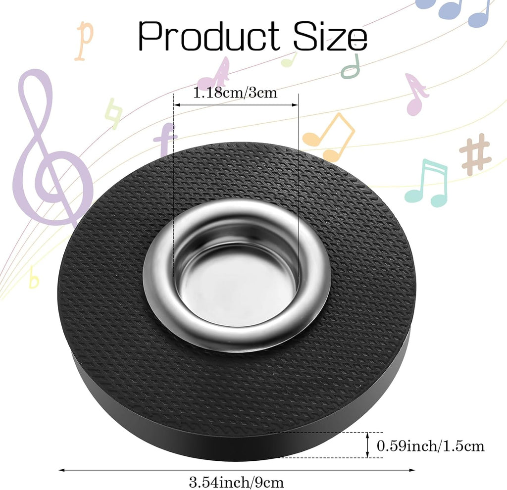 in Anchor Stopper The Original Slipstop Endpin Rest Rock Stop Black Cello Anti-slip Mat Cello Stopper Cellos Holder with Reinforced Brass Base for Practice Performance