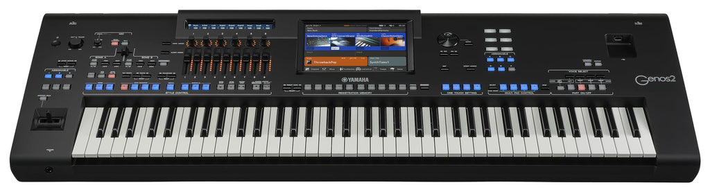 Yamaha 76-Key Flagship Arranger Keyboard, Voice and Style Library, Chord Looper, 9-Inch Touch Screen GENOS2