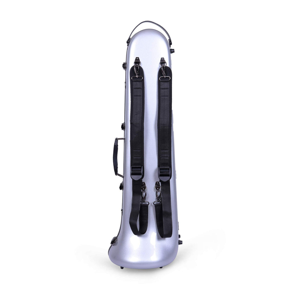Crossrock CRF1000TBBK F-Trigger or Straight Trombone Case- Fiberglass- Backpackable-Black