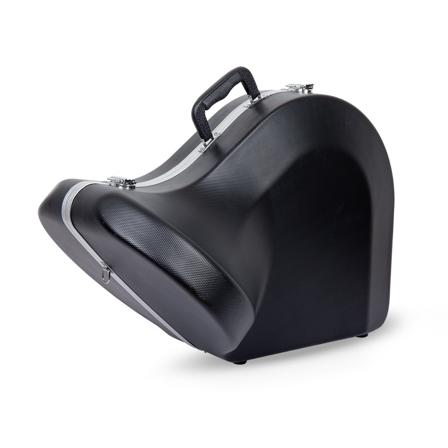 Crossrock ABS Trumpet Case for Bb Horn | Textured Blue Finish with Velvet Interior, Security Lock, Metal Feet & Detachable Strap (CRA862TRBL)