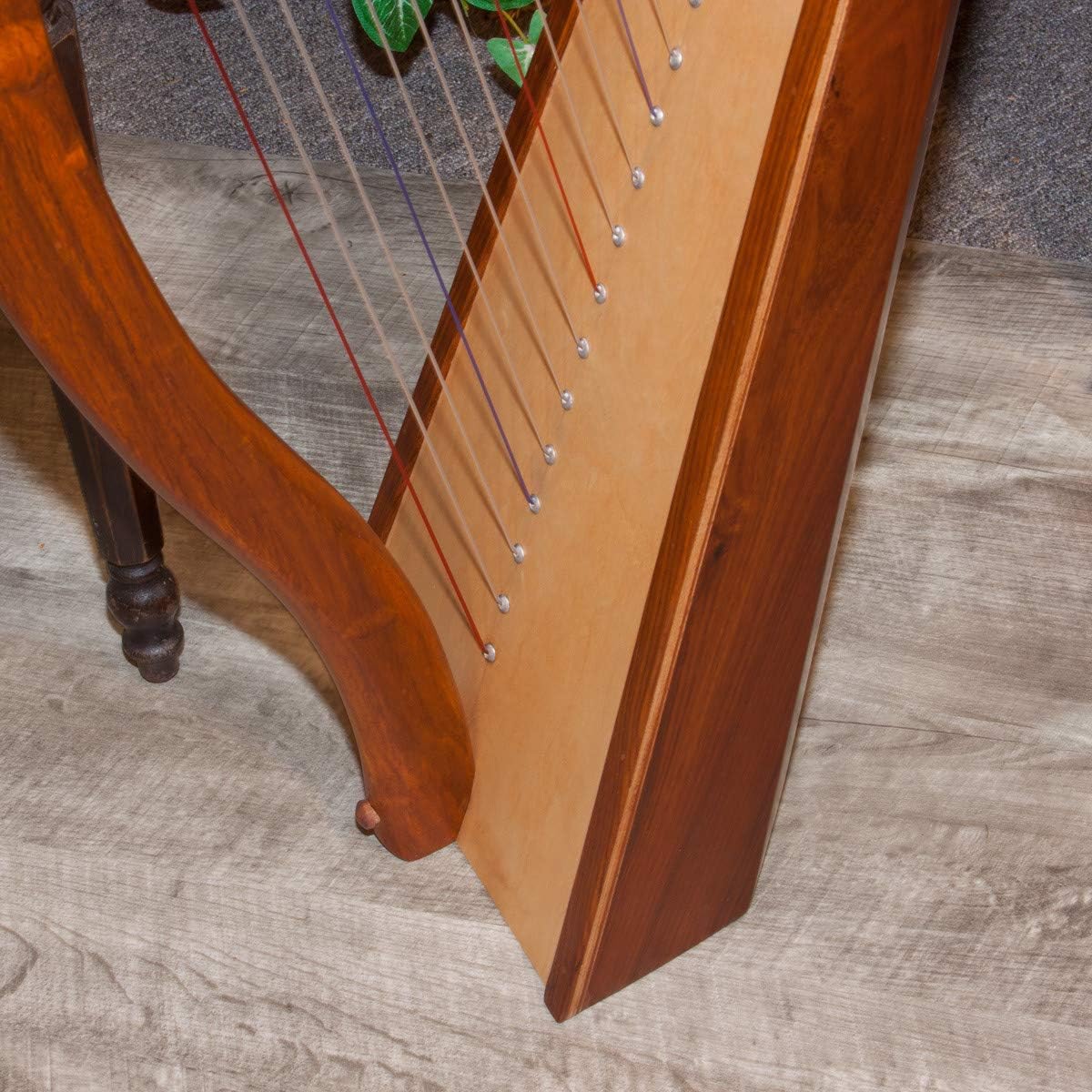 Roosebeck 22-String 5-Panel Heather Harp w/Chelby Levers
