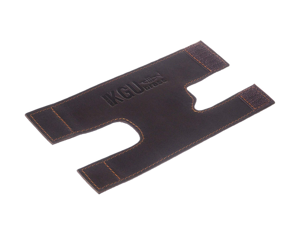 Trumpet valve guard by KGUBrass is the leather trumpet valve protector made of luxurious mild and thick material; use as protection from corrosion, scratches and stains (Marsala)