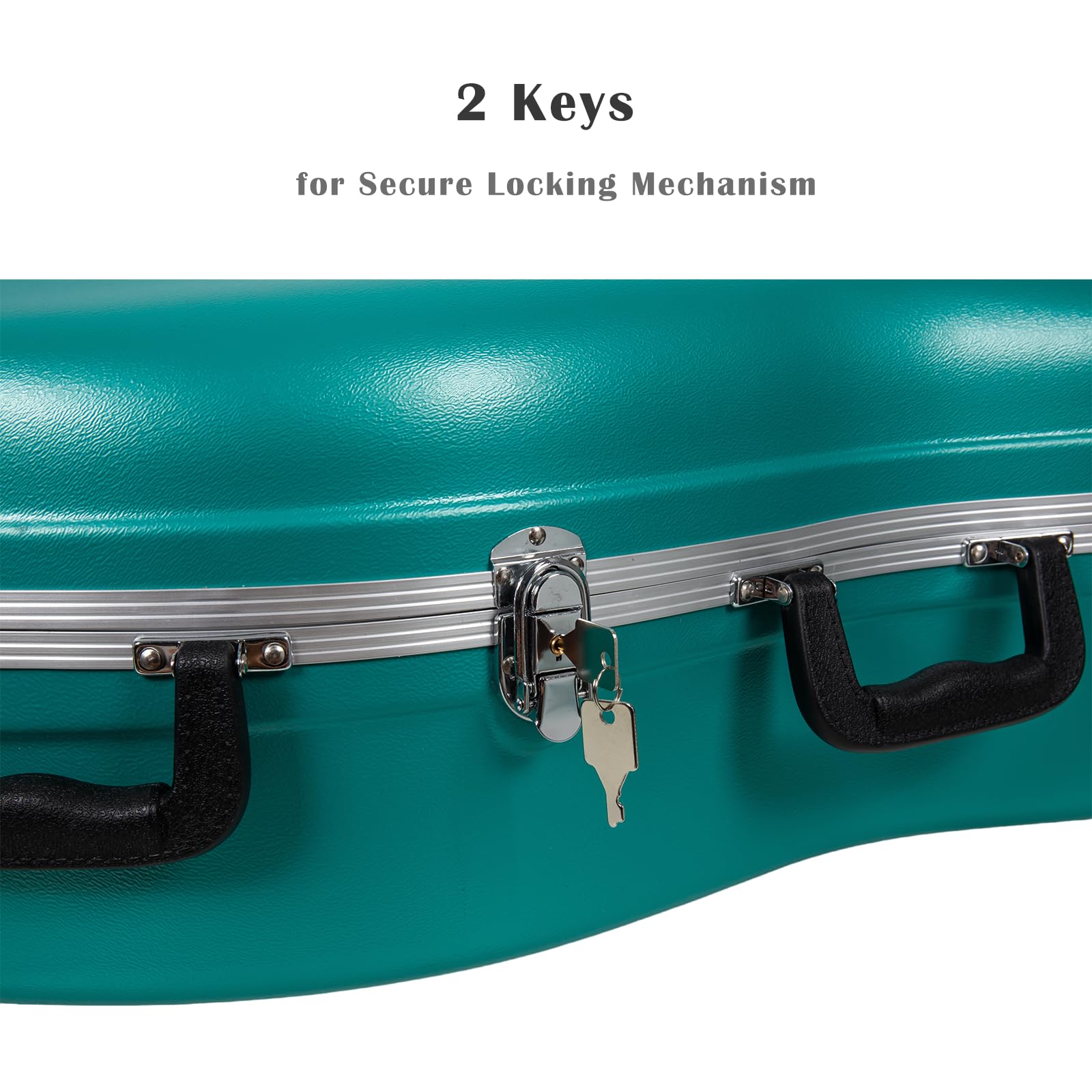 Crossrock 4/4 & 3/4 Cello Case with Wheels | Matte Mint Blue ABS Shell, Wine Red Velvet Interior, Backpack Straps – New Mold Design – (CRA870CEFMB)