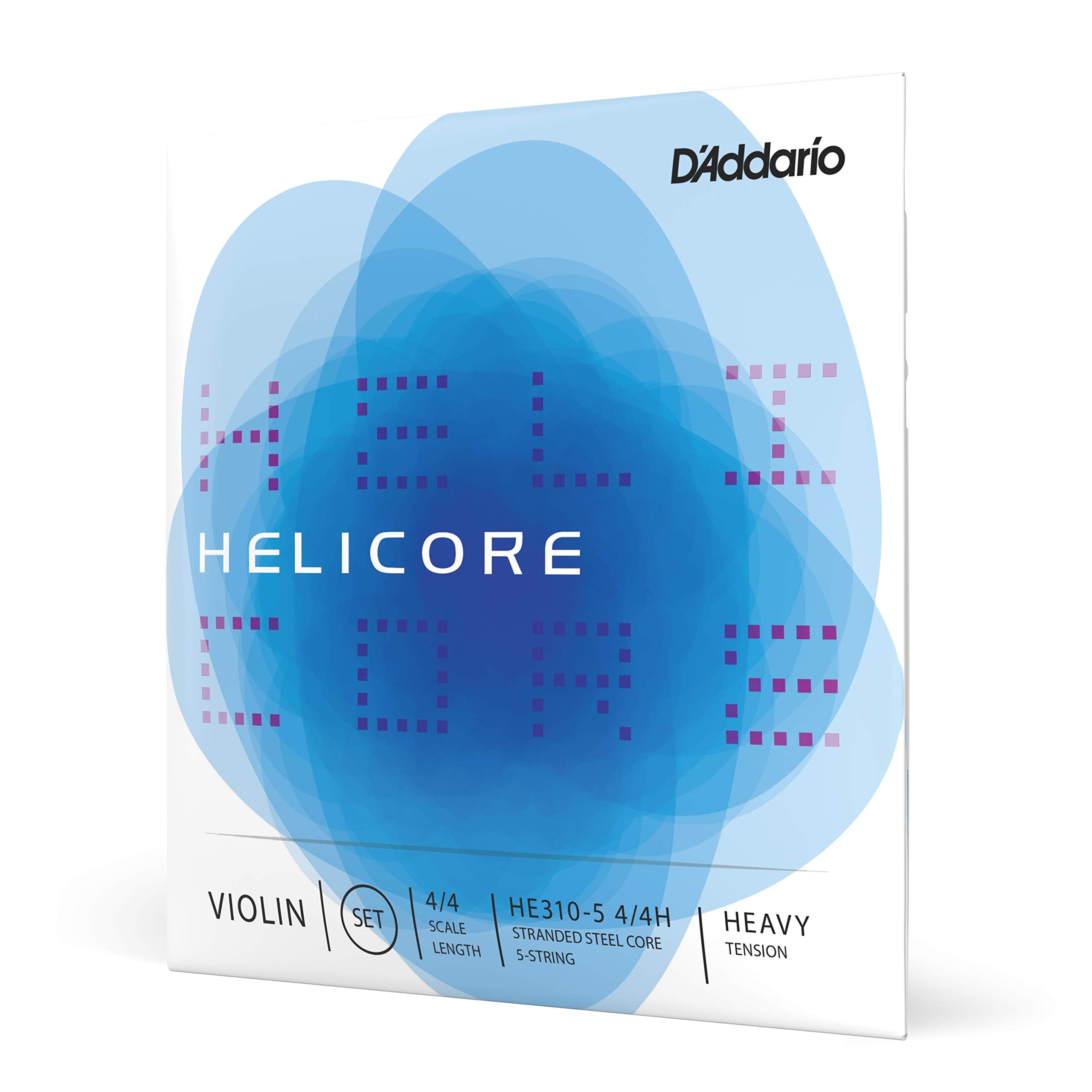 D'Addario Helicore Violin 5-String Set, 4/4 Scale, Medium Tension