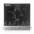 D'Addario Kaplan Vivo Violin Strings - Full Set - KV310 4/4M - Violin Strings - 4/4 Scale, Medium Tension