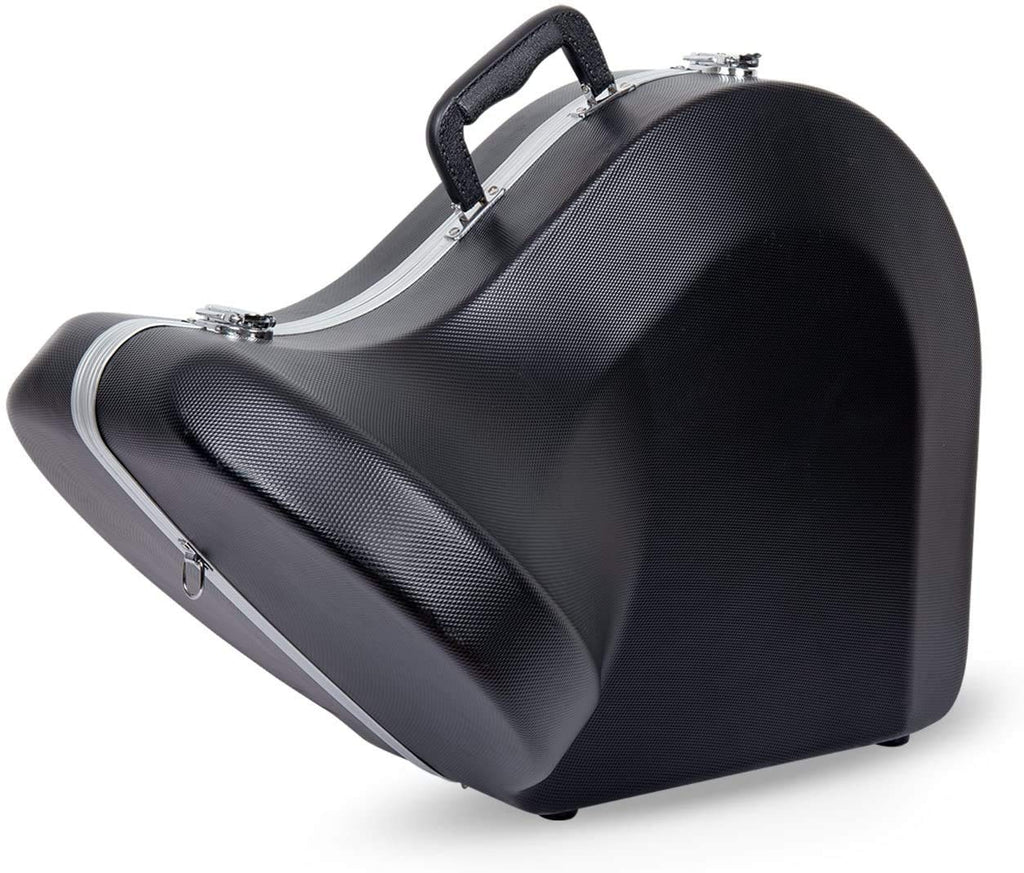 Crossrock Trumpet Case for Bb Horn | Textured Blue Finish with Velvet Interior, Security Lock, Metal Feet & Detachable Strap (CRA861TRBL)