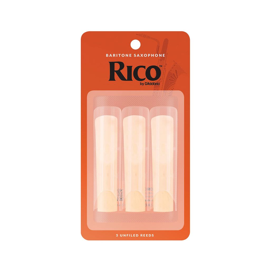 D’Addario Woodwinds - Rico Baritone Sax Reeds - RLA1025 - Strength 2.5, 10-Pack