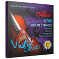 Violin Strings, Alice 4/4 Violin Strings Full Set Nylon Core Al-Mg & Ni-Fe Winding with Ball End, 1 Set