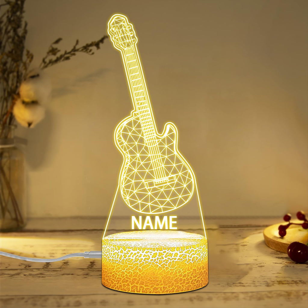 Personalized Name Violin Crystal Desktop Ornaments for Club Bedroom Office Custom Music Theme Stained Glass Acrylic Tabletop Plaque 2D Flat Electric Cello Figurine Sculpture for Violinist Cellist
