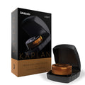 D'Addario Violin Rosin - Cello Rosin - Kaplan Premium Dark Rosin with Case for Violin, Viola, Cello - For Horsehair or Synthetic Bows