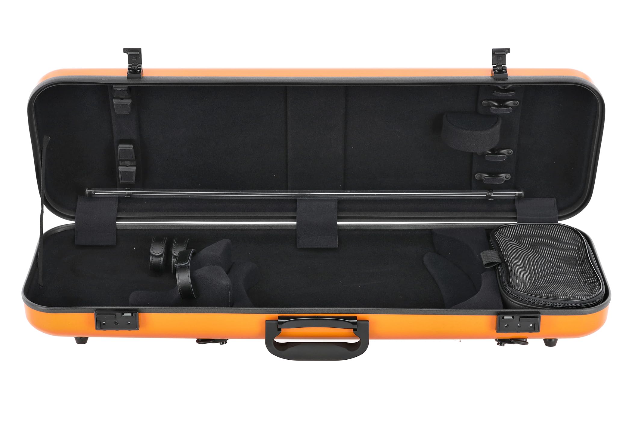 GEWA AIR 2.1 Violin Case Black High Gloss with Additional Side Handle Made in Germany