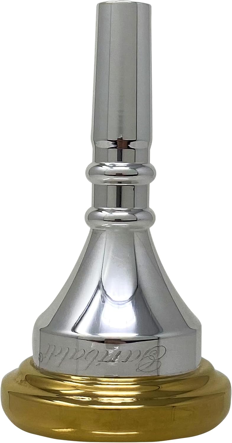 Garibaldi R19 Trombone Silver Plated Single-Cup Gold-Plated Rim Mouthpiece Size R19