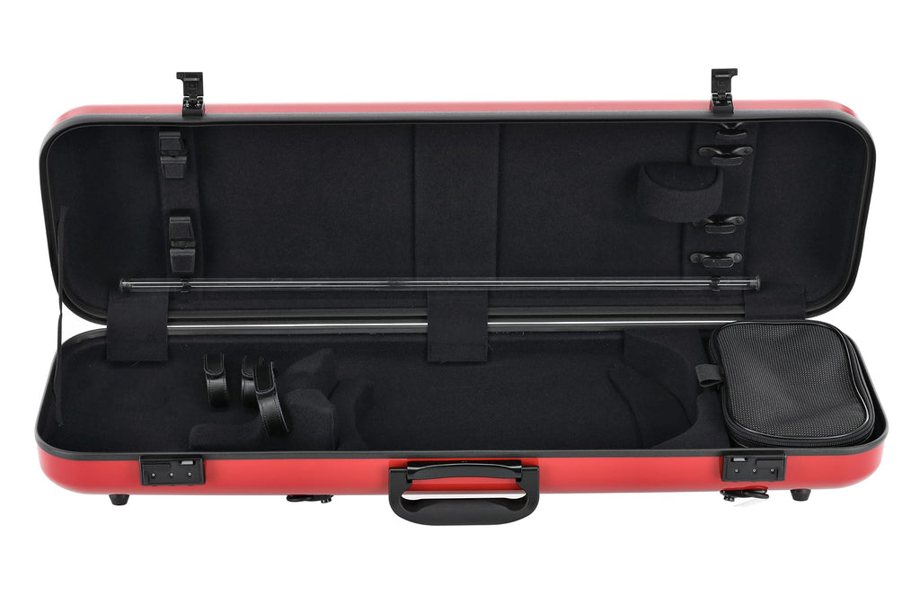 GEWA AIR 2.1 Violin Case Black High Gloss with Additional Side Handle Made in Germany