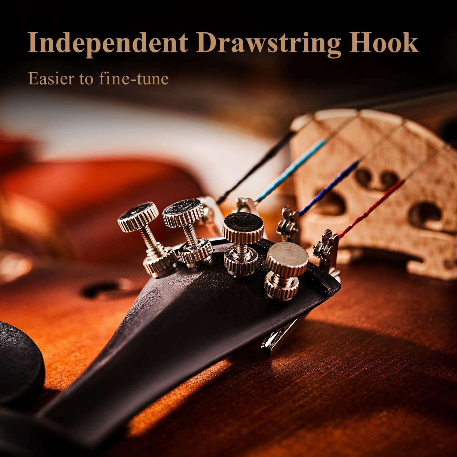 Eastar 3/4 Violin for Beginners, Violins Kit for Student, Fiddle with Hard Case, Rosin, Shoulder Rest, Bow, and Extra Strings (Imprinted Finger Guide on Fingerboard)