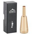 EASTROCK Trumpet Mouthpiece1.5C Trumpet Mouthpiece Brass Bullet Shape Instrument Accessories Silver