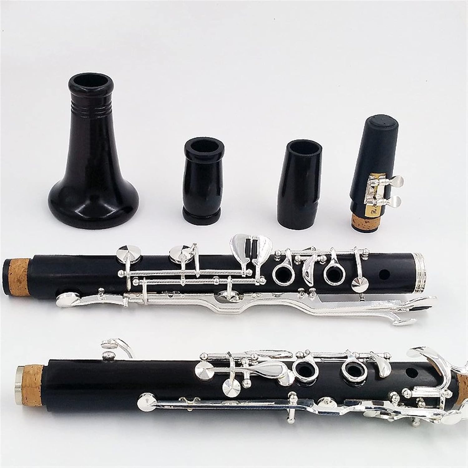 Clarinet G Tune Ebony Clarinet Silver Plated Keys Student Clarinet