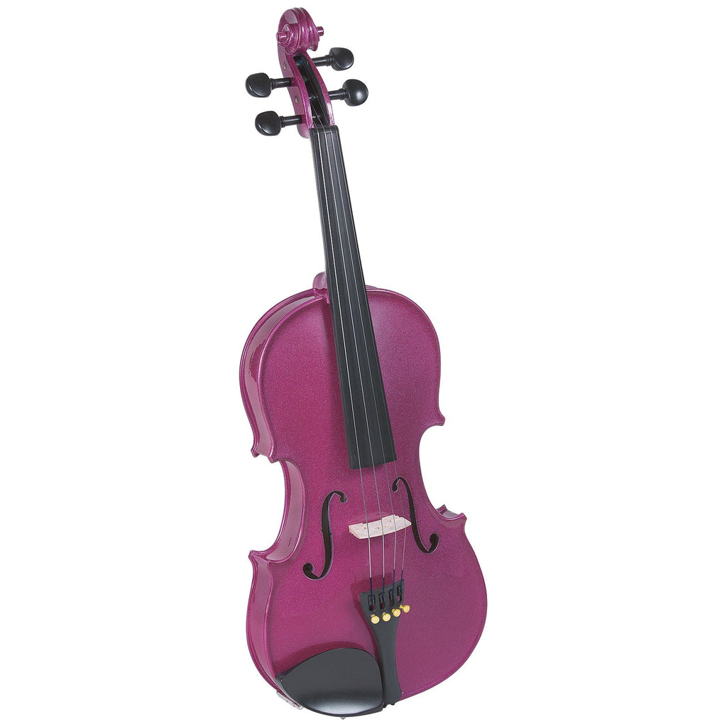 Cremona SV-75 Premier Novice Violin Outfit – 1/8 Size – Hand-Carved Spruce & Maple, Prelude Strings, Fine Tuners, Kaufman-Style Chinrest, Right-Handed