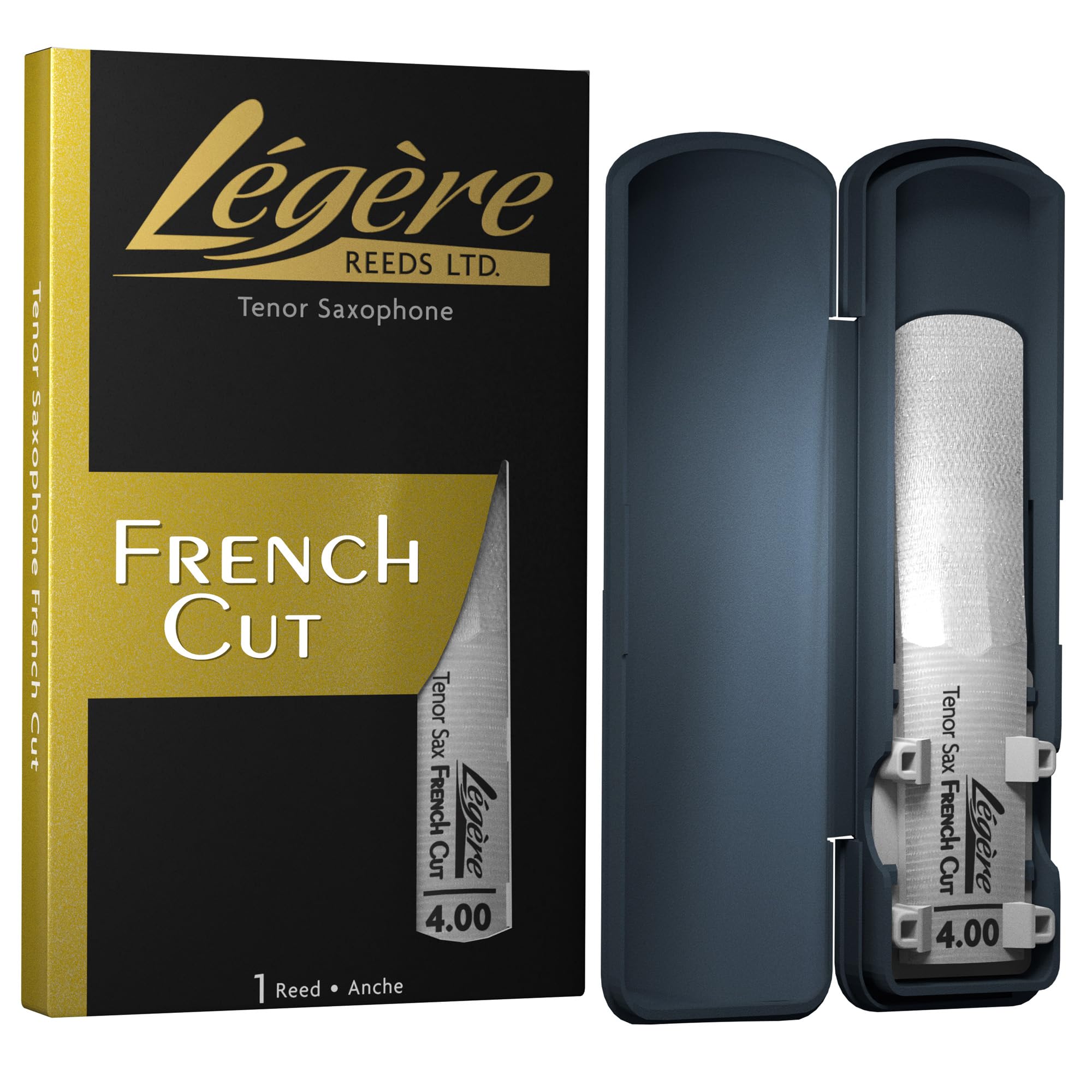 Légère Reeds - Tenor Saxophone Reed, French Cut, Strength 2.50 (TSF2.50) - Premium Synthetic Woodwind Reed