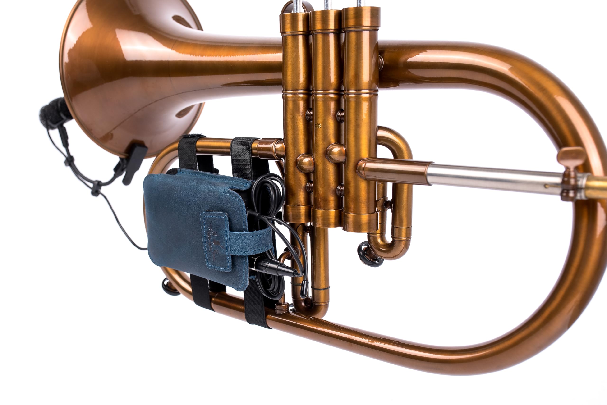 Trombone Mic Transmitter Pouch | Wireless Bodypack Holder for Stage, Studio & Live Performance