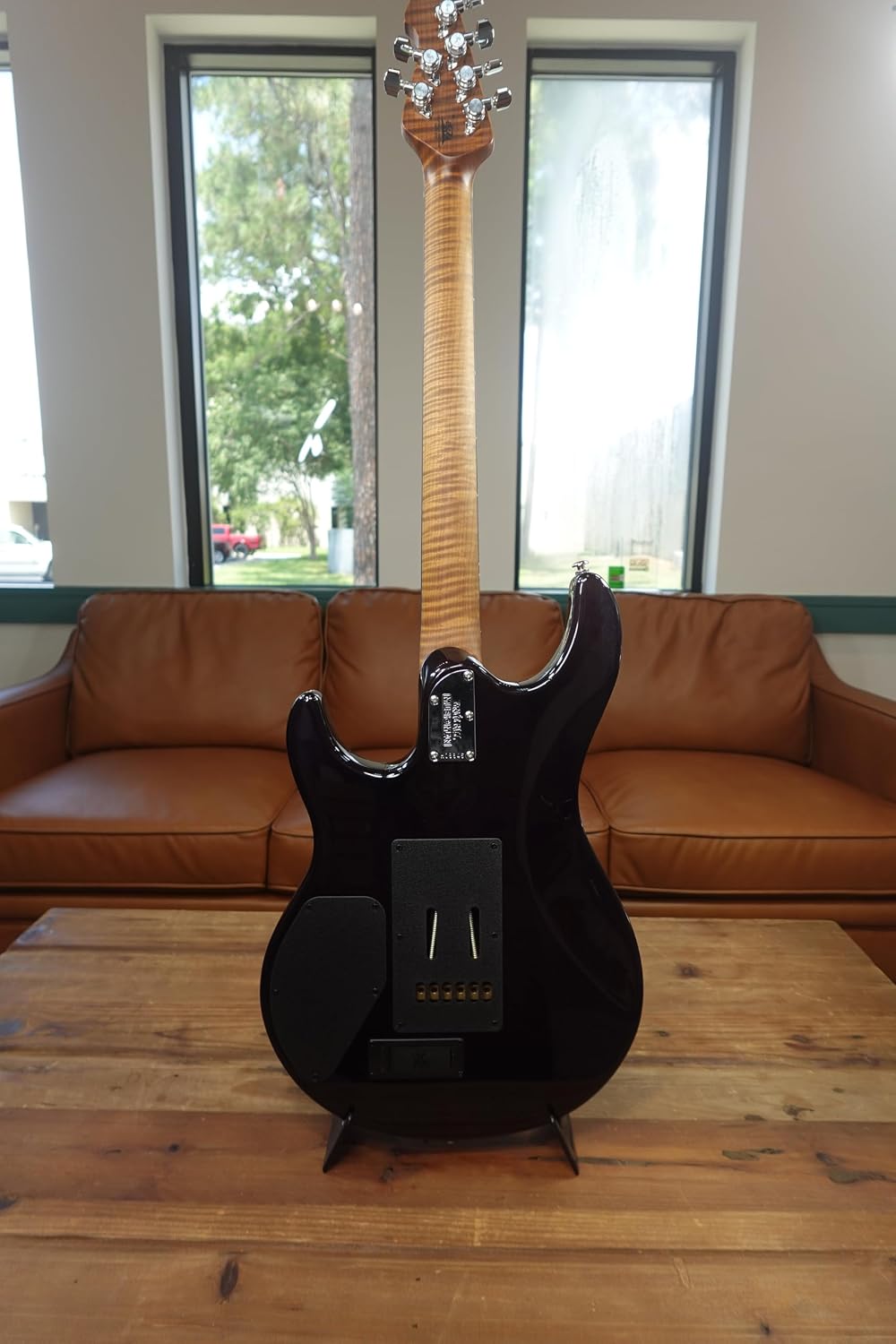 Ernie Ball Music Man Luke 4 HH Electric Guitar - Transparent Purple Burst with Rosewood Fingerboard