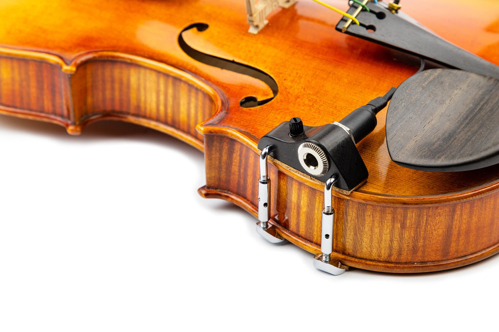 KNA VV-3V Portable Piezo Pickup for Violin and Viola – Lightweight, Easy-Install Sensor with Volume Control, Natural Acoustic Sound, No Instrument Modification, Handcrafted in Europe