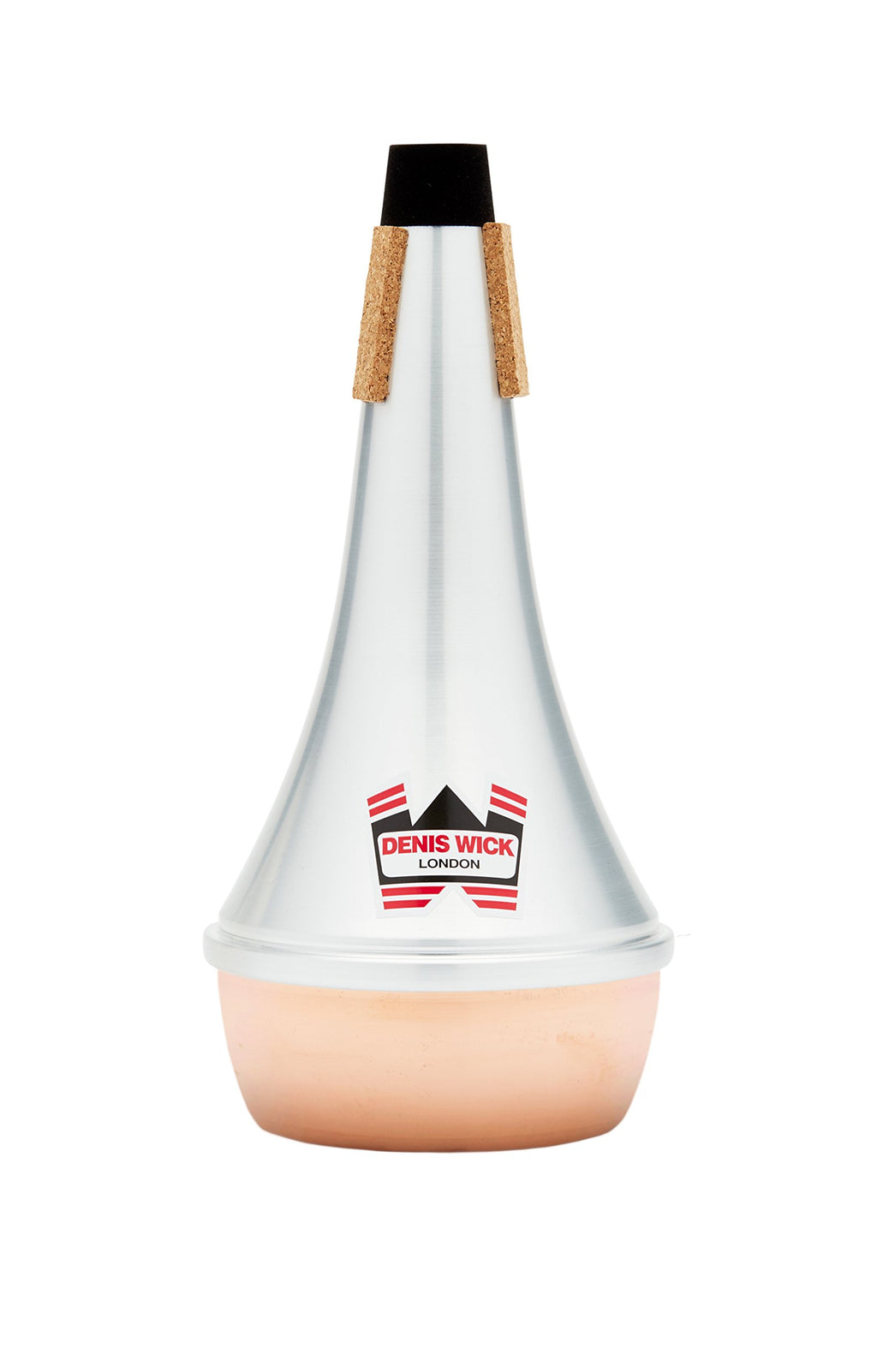 Denis Wick Trombone Straight Mute - Aluminum Mute for Trombone - Accessories for Brass Instruments - Low Tone Register - 3.9 x 6.3 x 1.6 inches