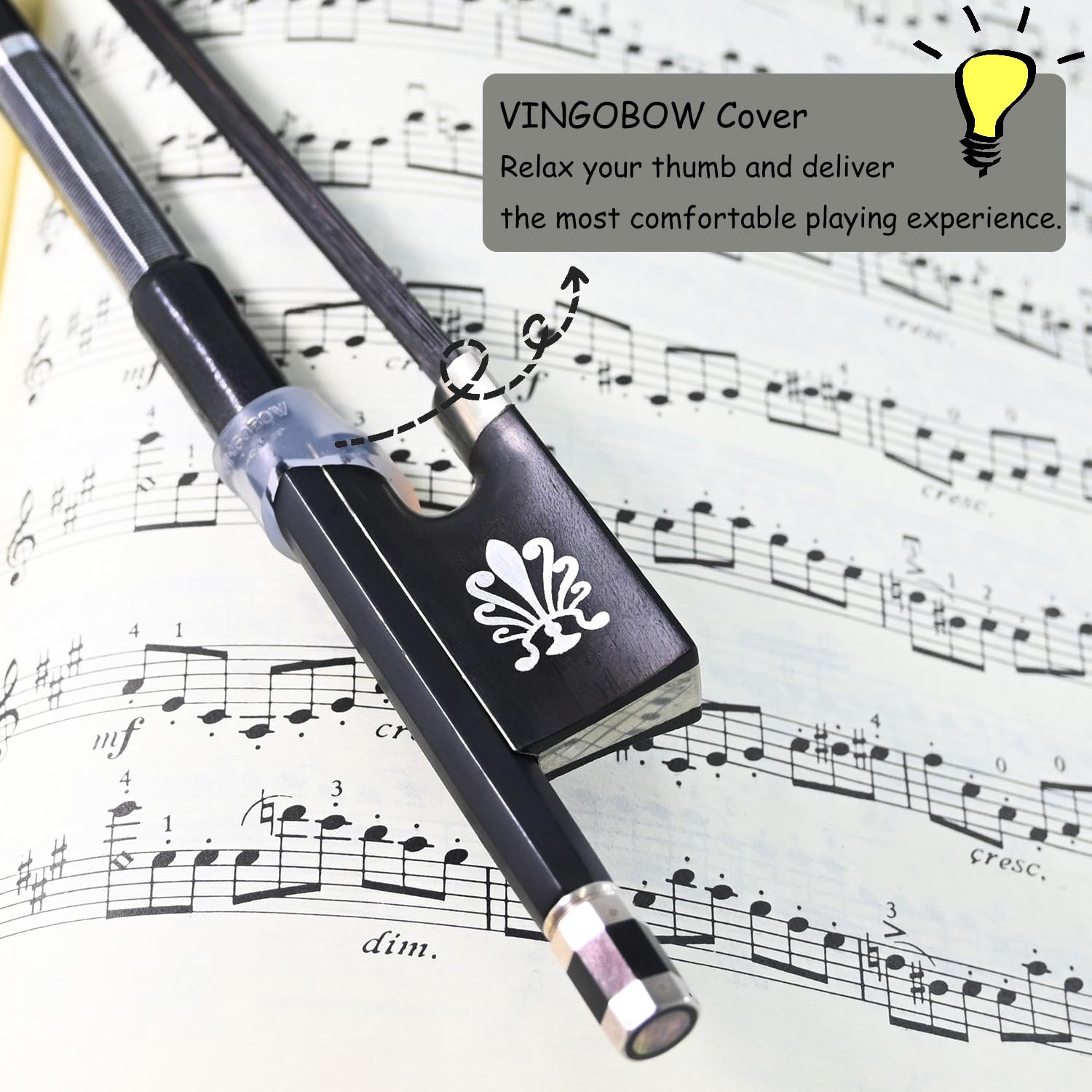 Brandnew Carbon Fiber VIOLIN BOW 4/4 Size Deep & Powerful Tone, Art No.106VB