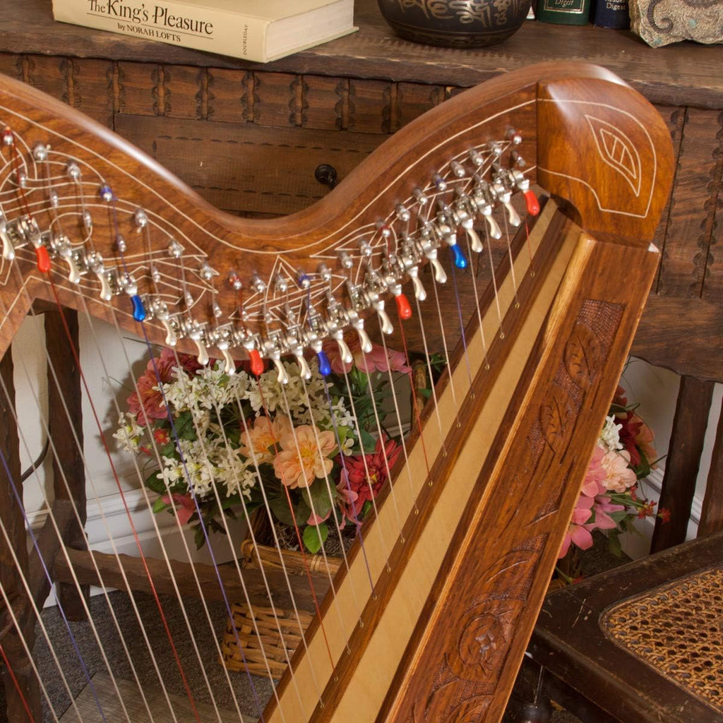 Roosebeck Minstrel Harp 29-String w/Full Chelby Levers & Learn to Play Book