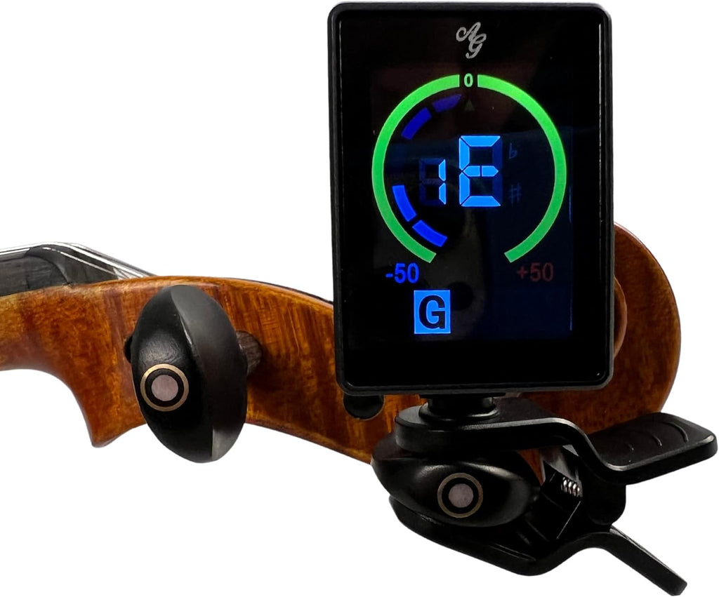 Antonio Giuliani Rechargeable Clip on Instrument Tuner - Violin, Guitar, Viola, Cello, Bass