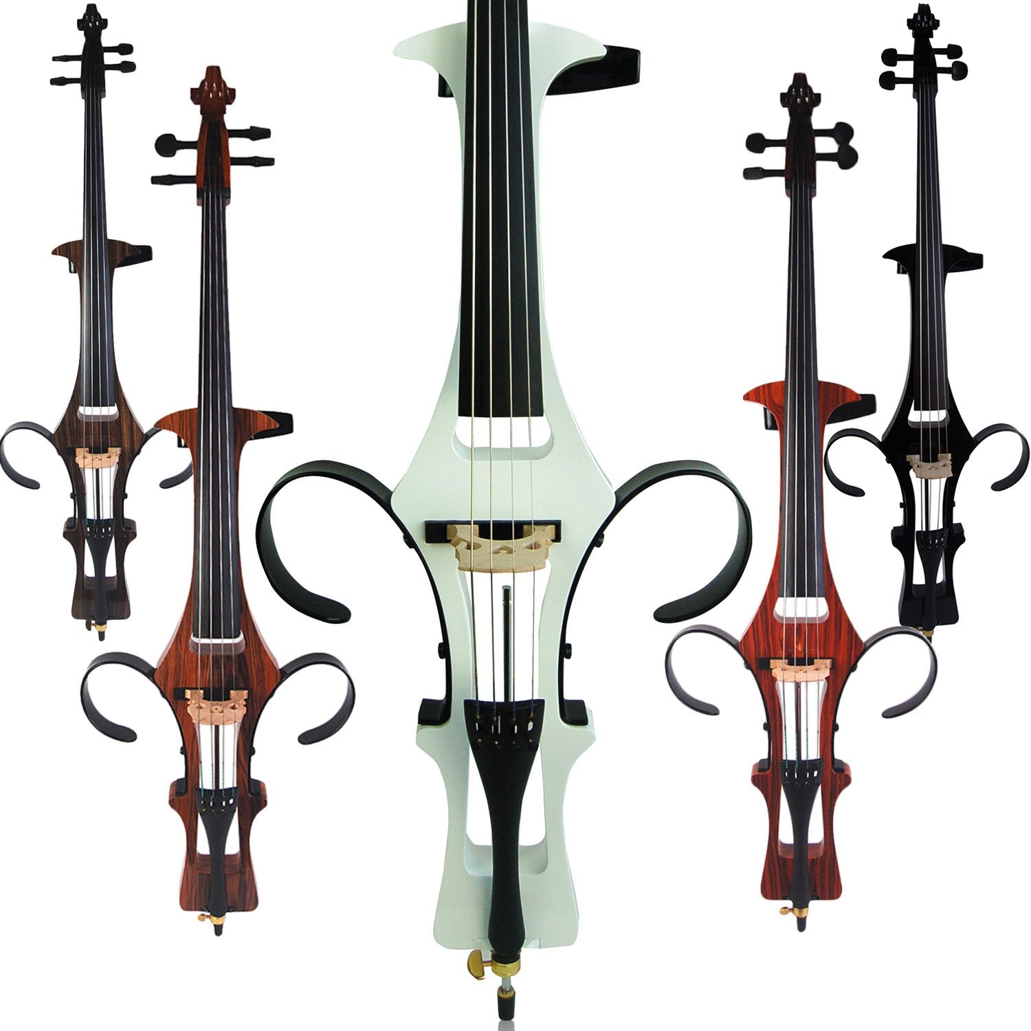 Aliyes Handmade Professional Solid Wood Electric Cello 4/4 Full Size Silent Electric Cello-Soul
