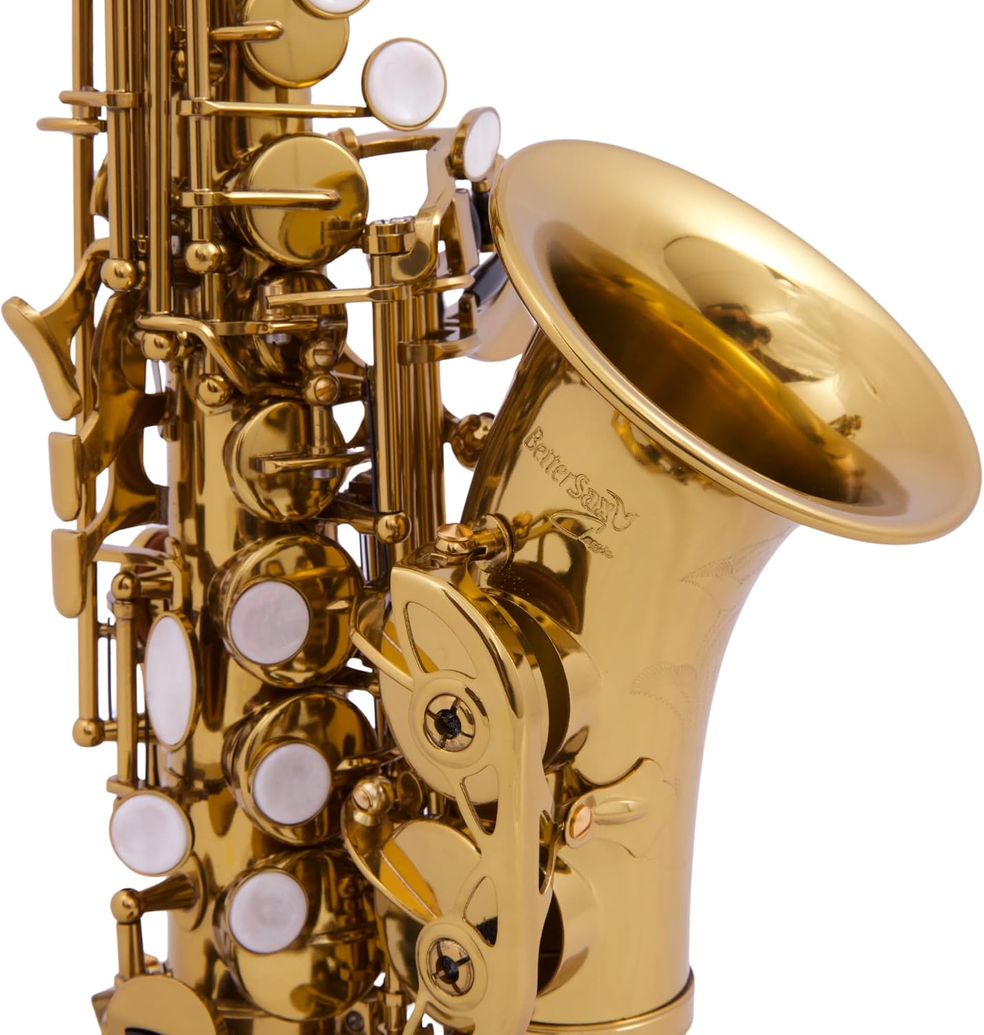 BetterSax Classic Soprano Saxophone Mouthpiece Made in the USA, Hand-Finished, Reed Friendly. Ideal for beginners in Concert band, Jazz band and Marching band