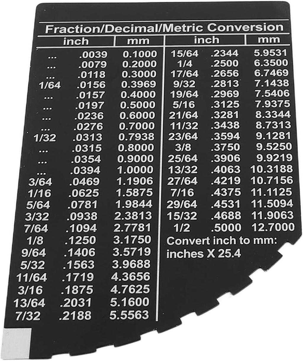 Stainless Steel String Action Gauge Ruler, Guitar Fret Ruler for Electric Acoustic Bass Guitars, Precision String Height Measurement Tool with Clear Scale for Luthiers and Guitar T