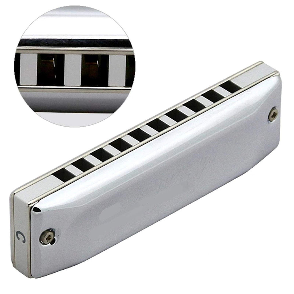 580/20 Diatonic Harmonica for MS Series Diatonic 10 Holes Mouth Organ Key C Musical Instruments Armonica Blues (Color : Key Bb)