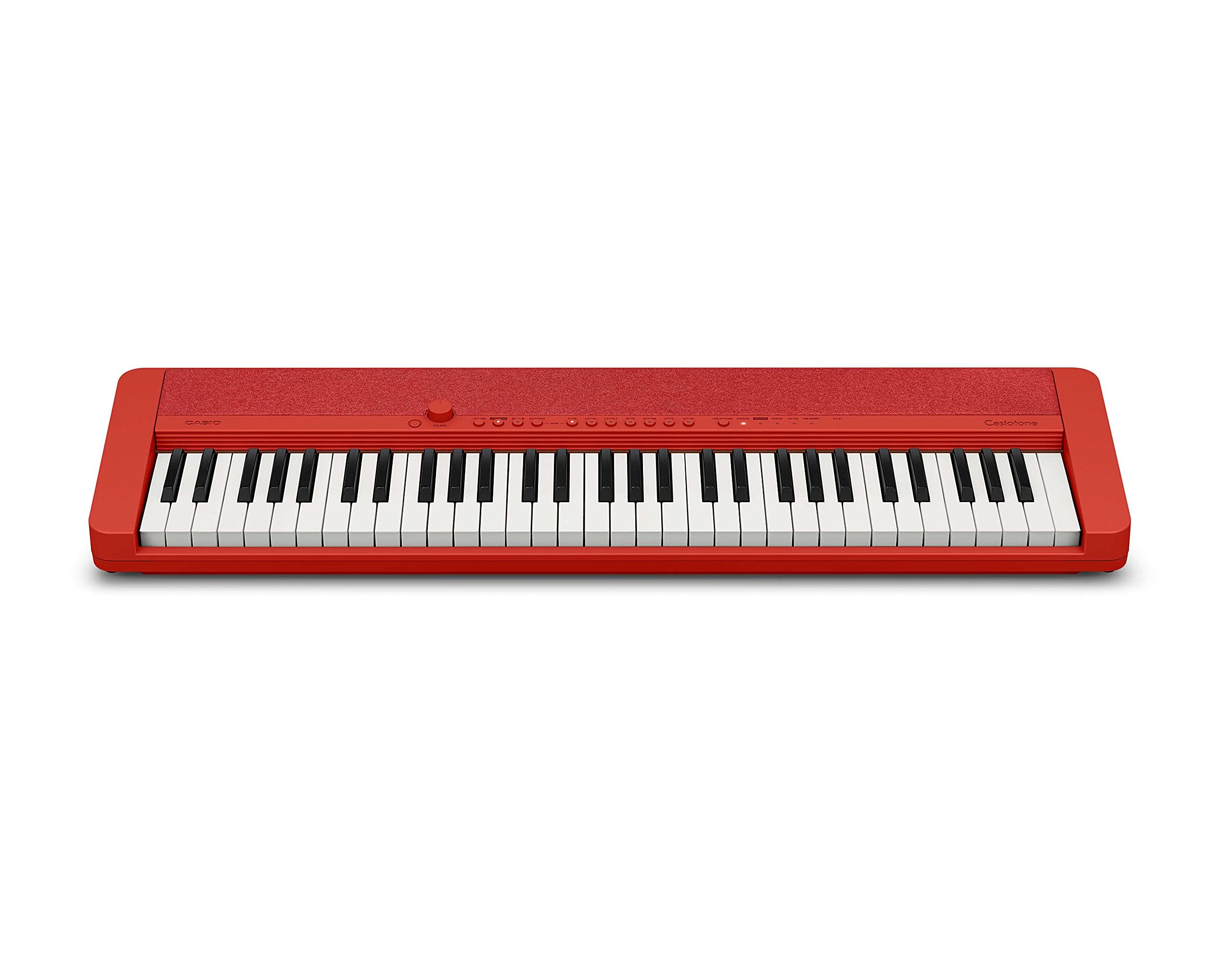 Casio CT-S1 Casiotone 61-Key Portable Keyboard - Black Bundle with Adjustable Stand, Bench, Headphones, Sustain Pedal, Instructional Book, Instructional DVD, and Austin Bazaar Polishing Cloth