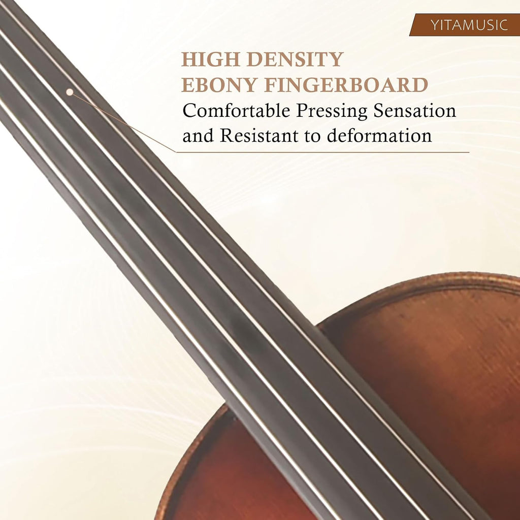 MV5,Gua style!Slender body & F-hole Dark oil antique VR Handcrafted,4/4 size violin Strong deep solo performance. For advanced or Above Players free case,bow & wooden shoulder rest