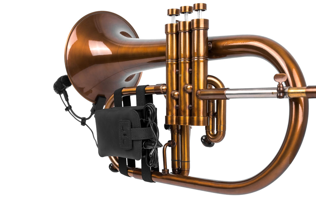 Trombone Mic Transmitter Pouch | Wireless Bodypack Holder for Stage, Studio & Live Performance