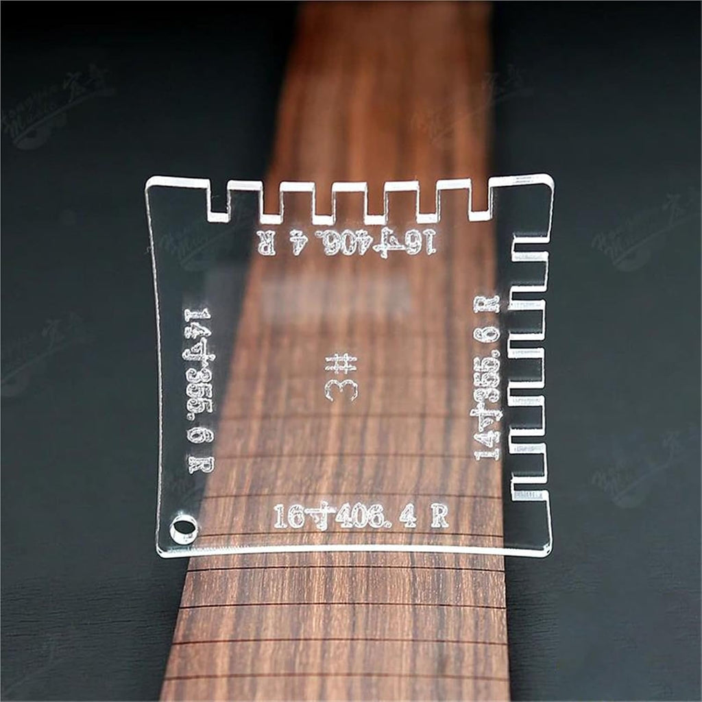 Guitar Fretboard Measuring Ruler Repair Tool Made Of Transparent Acrylic Material Guitar Luthier Tools Set