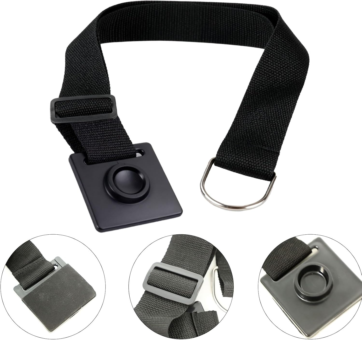 Rock Stop for Cello, Cello Endpin Anchor Non-slip Stopper Rest Holder Stand Antiskid Device Adjustable Strap with Thick Foam Pad, Great for Cellist Practice Performance